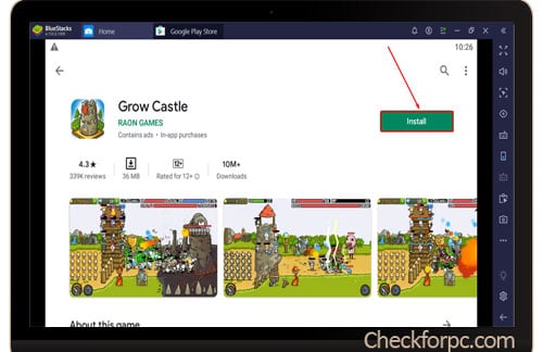 How to Install Grow Castle for PC Windows 10/8.1/8/7/Mac/XP/Vista Free Download