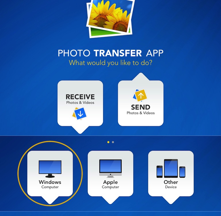 Photo Transfer App for PC